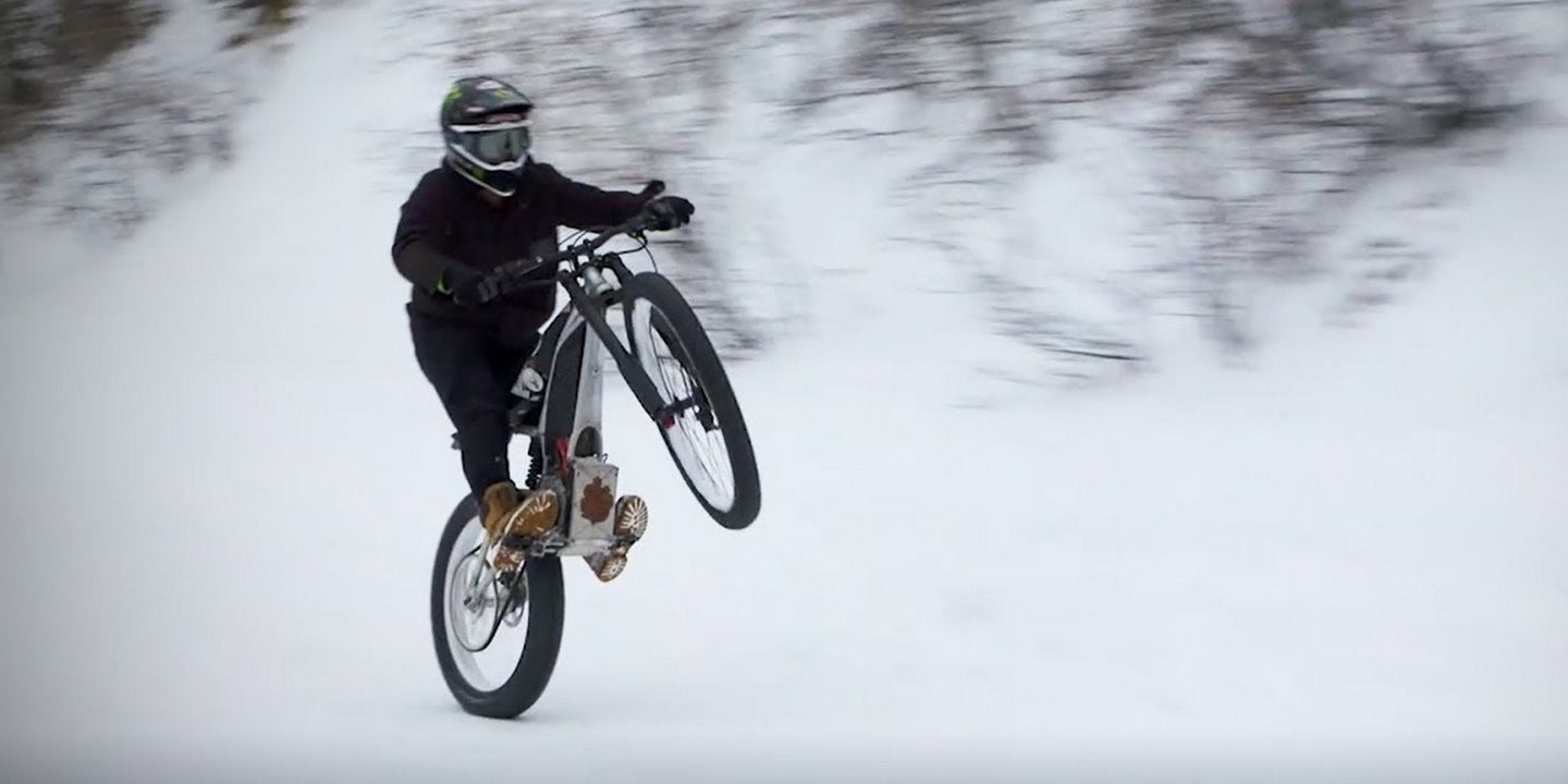 Watch Two New Electric Harley-Davidson Concepts Get Thrashed in the Snow by Pro Athletes