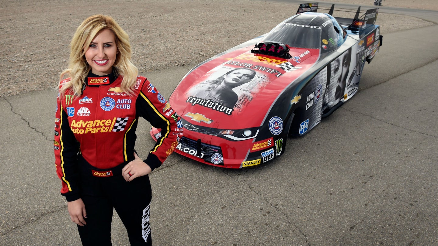 NHRA Star Courtney Force Gives up Driving to Focus on Family