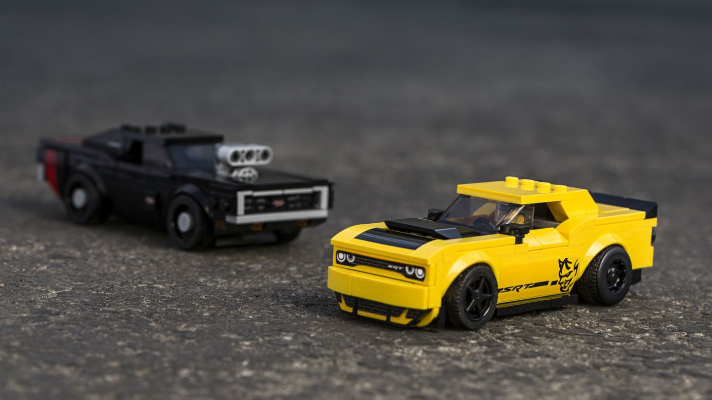 2018 Dodge Demon and 1970 Charger R/T LEGO Speed Champions Set Is Downright Awesome