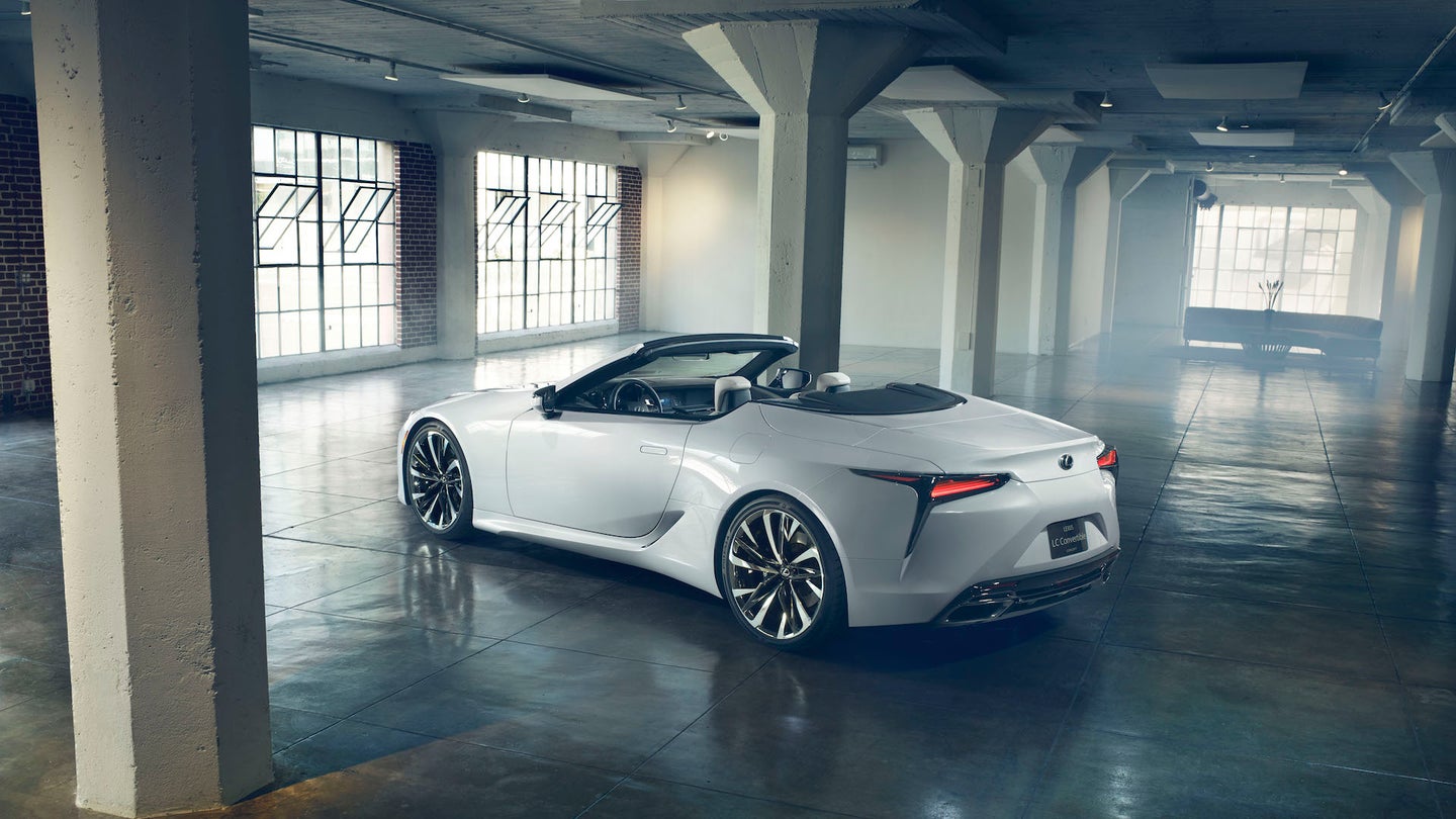 Stunning Lexus LC Convertible Concept With Production-Ready Looks Headed to Detroit