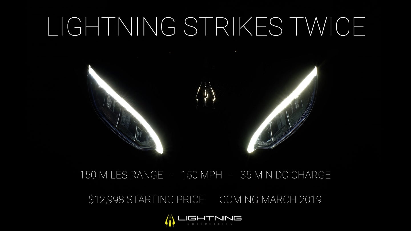 Lightning Motorcycle Teases New Electric Bike Called ‘Strike’ Starting at $12,998