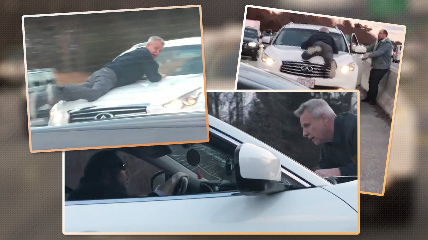 Massachusetts Road Rage Incident Ends with Man Clinging to Car’s Hood at 70 MPH