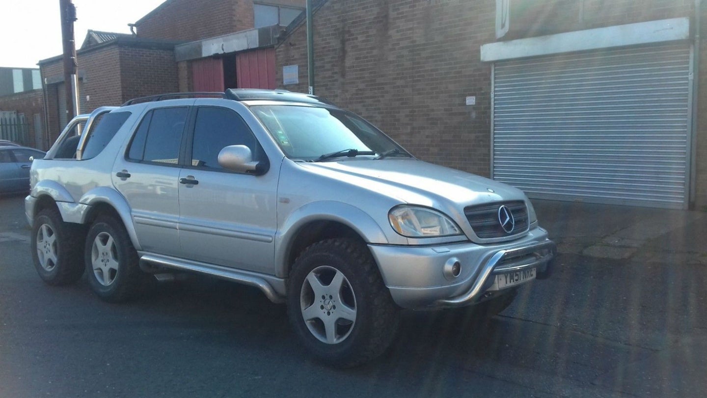 You Can Buy This Hideous but Cool Six-Wheeled Mercedes-Benz ML on eBay Right Now