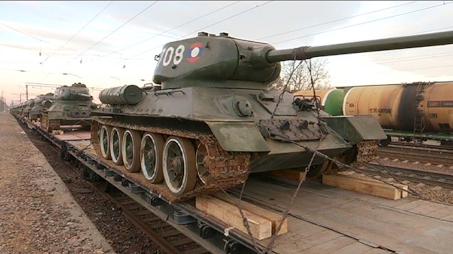 Russia Just Imported More World War II Era T-34 Tanks Than They Will Buy New T-14s This Year