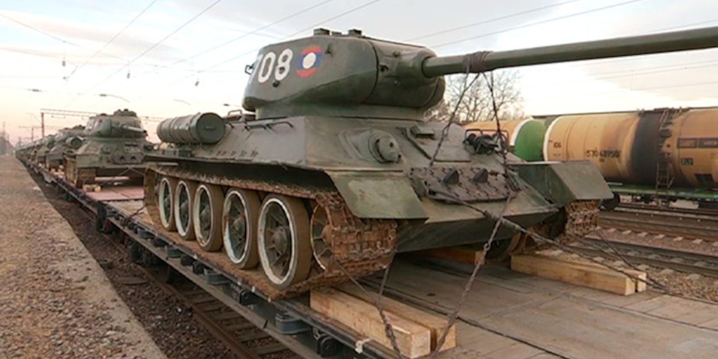Russia Just Imported More World War II Era T-34 Tanks Than They Will Buy New T-14s This Year