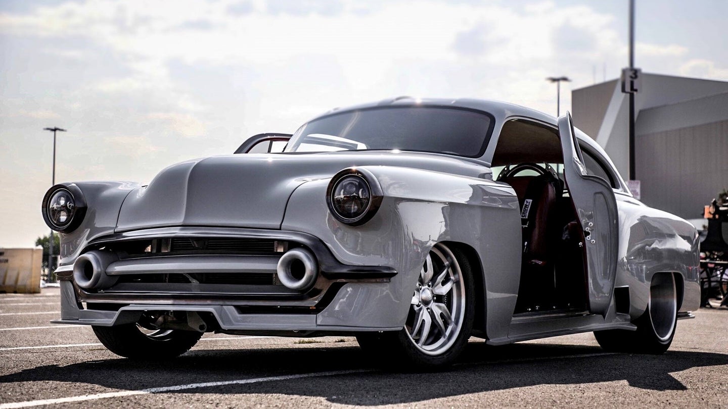 This Pristine 1953 Chevy Bel Air Restomod Is Powered by a Twin-Supercharged LS V8