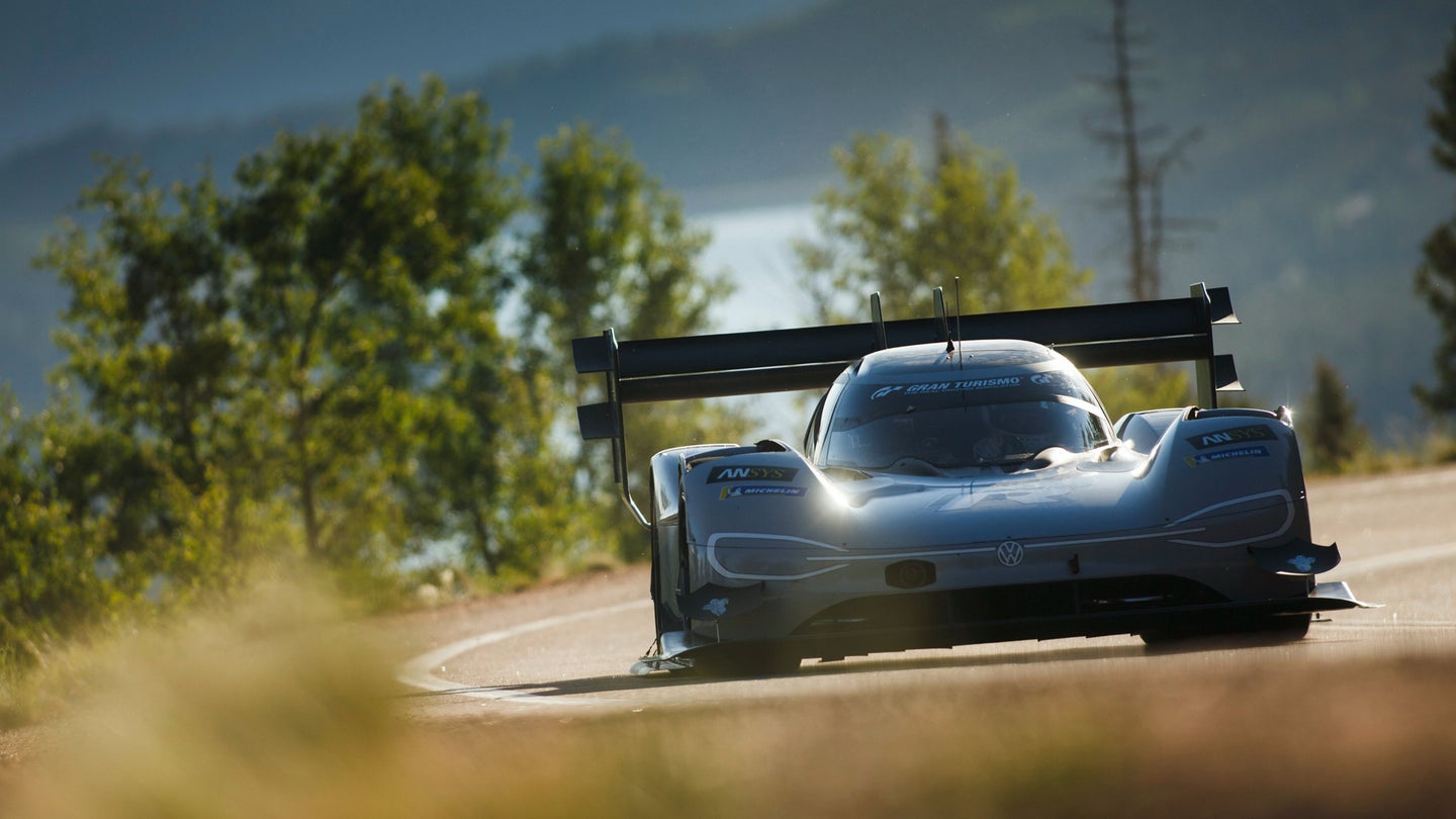 Volkswagen&#8217;s Record-Smashing Pikes Peak Race Car Is Going After the Nürburgring EV Record Next