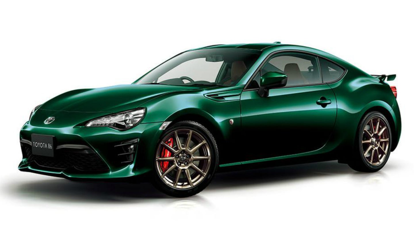 Toyota Adds British Racing Green to the 86&#8217;s International Portfolio