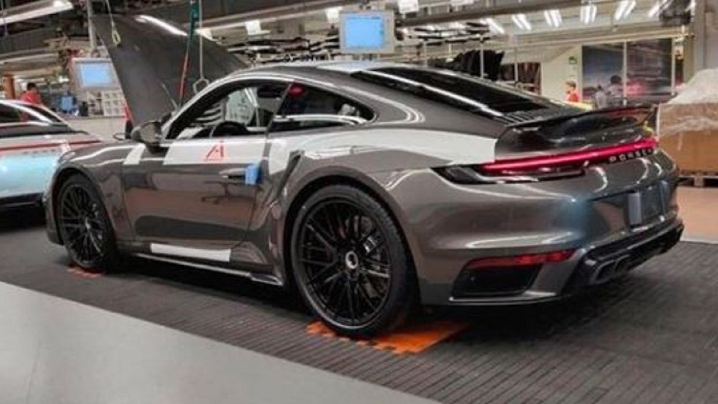 2020 Porsche 911 Turbo Photos Leak From Inside Assembly Line: Report