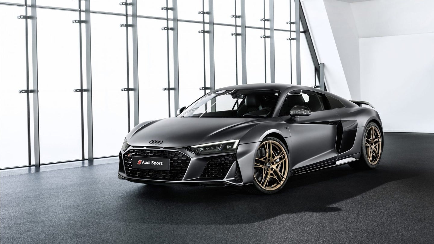 Audi Marks 10 Years of the R8 V10 With Devilishly-Styled Decennium Edition