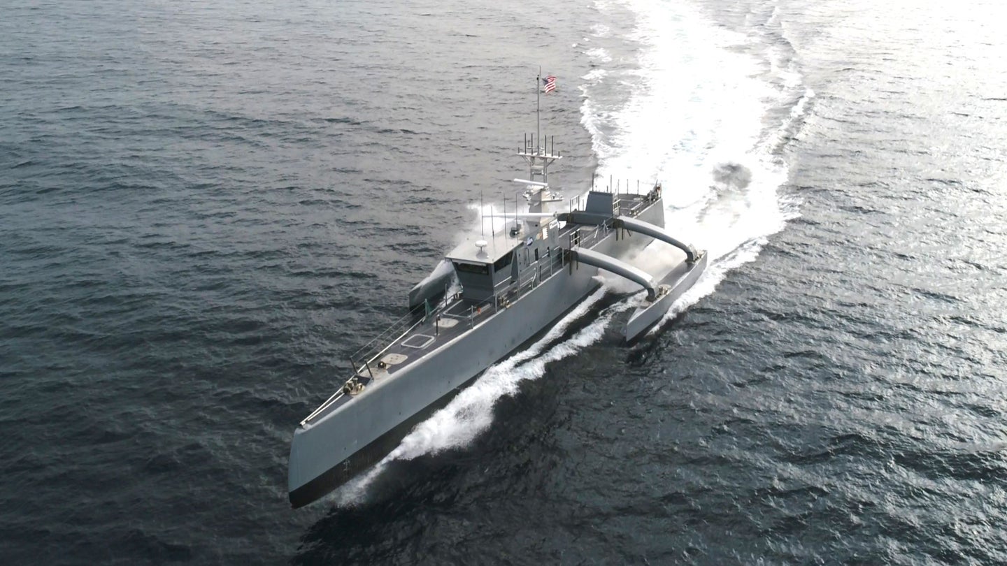 Navy&#8217;s Sea Hunter Drone Ship Has Sailed Autonomously To Hawaii And Back Amid Talk Of New Roles