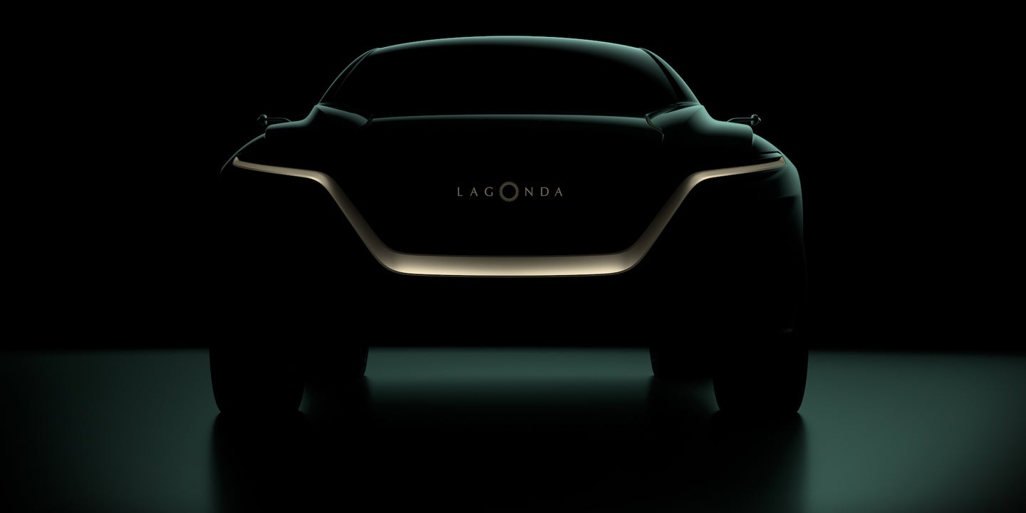 First Look: Aston Martin Lagonda Teases Uber Luxurious, All-Electric SUV Concept
