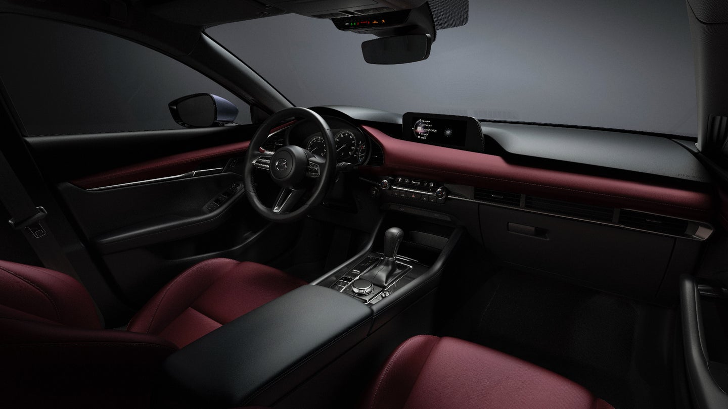 The New Mazda3 Red and Greige Interior Colors Are so 2019 It Hurts