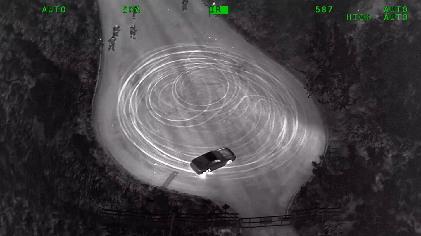 California Police Use Helicopter, 5-Car Squad to Catch Kid Doing Donuts on Rural Road