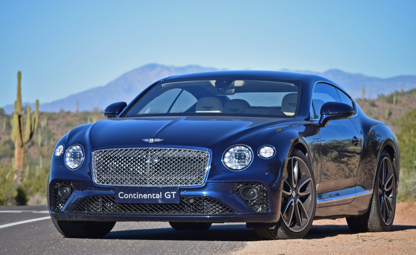 Bentley Continental GT arizona desert self driving cars