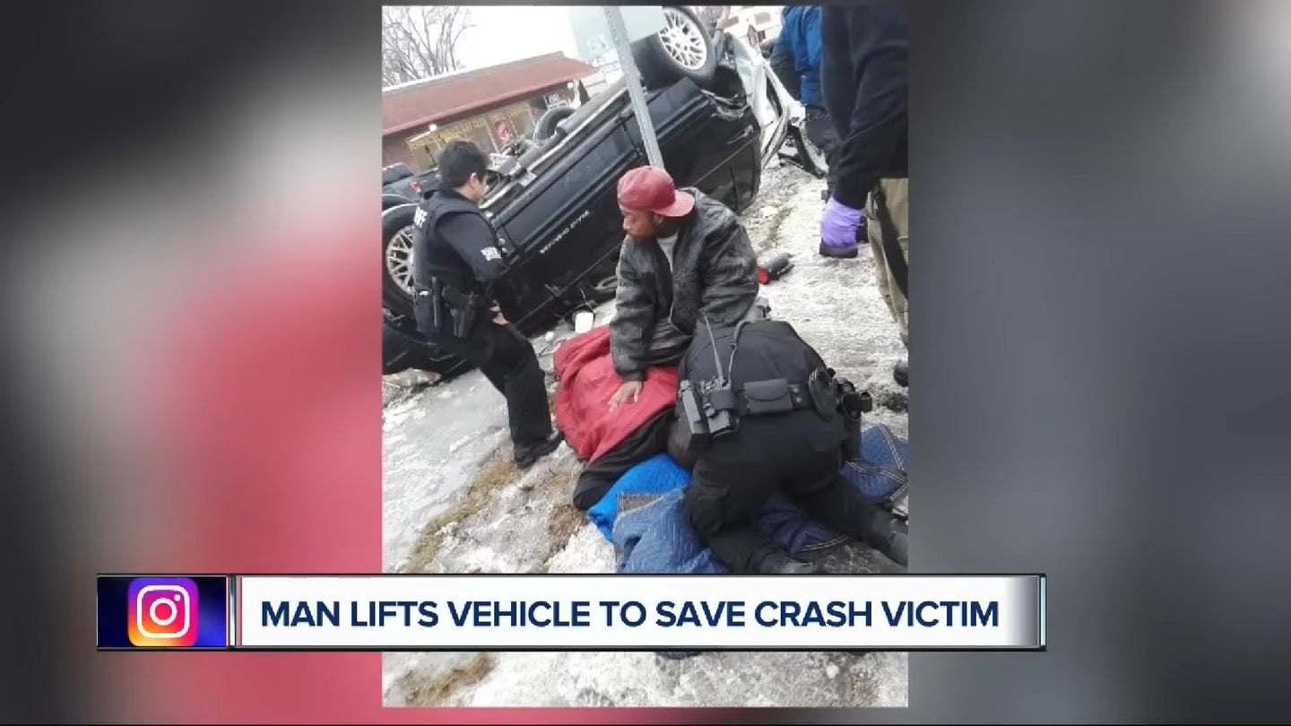 Michigan Strongman Lifts Jeep Grand Cherokee to Save Victim of Rollover Crash