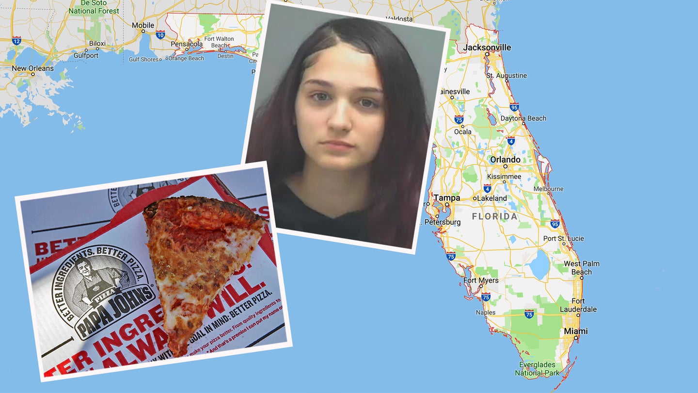 Florida Girl Calls in Fake Pizza Order Just to Steal Delivery Man’s Car, Police Say