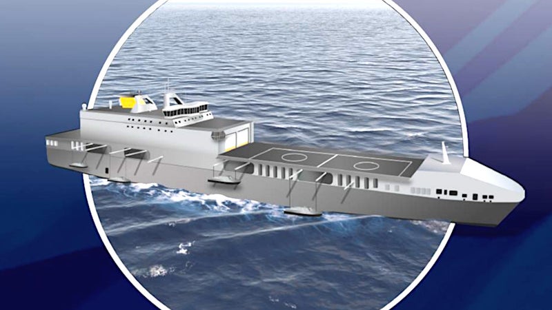 Royal Navy Wants Amphibious Ships That Looks Just Like Secretive U.S. Spec Ops Mothership