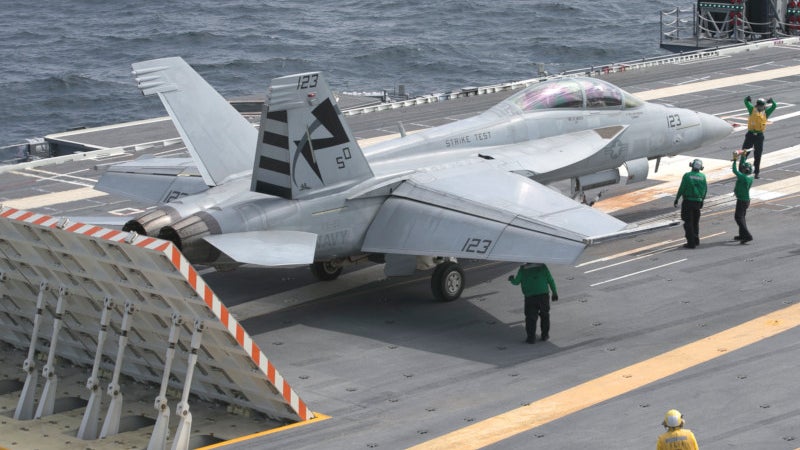Navy&#8217;s Newest Carrier Needs Critical Updates To Launch And Recover Aircraft With Certain Loadouts