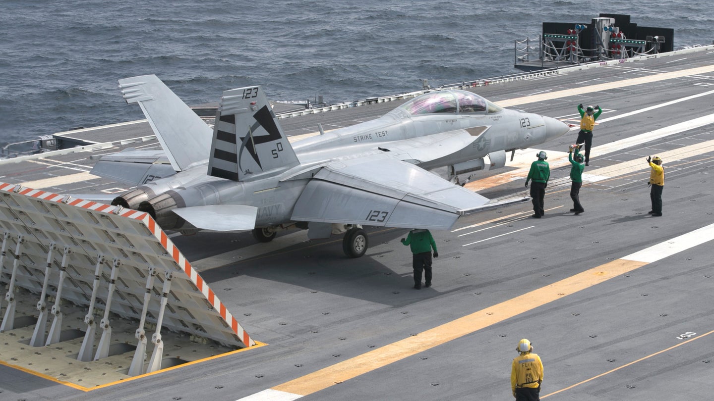 Navy&#8217;s Newest Carrier Needs Critical Updates To Launch And Recover Aircraft With Certain Loadouts