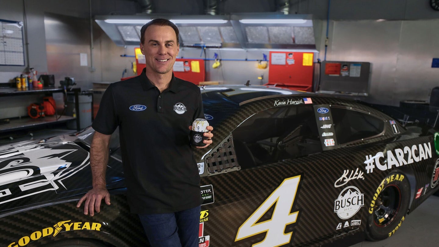 Busch Is Turning Kevin Harvick’s NASCAR Into Beer Cans for the 2019 Daytona 500