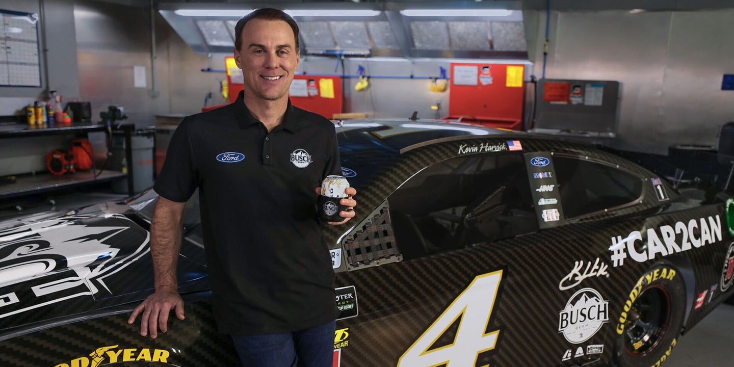 Busch Is Turning Kevin Harvick’s NASCAR Into Beer Cans for the 2019 Daytona 500