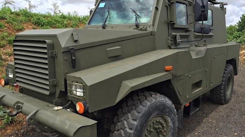 You Can Buy This Rare British Army Mine Resistant Armored Truck For The Zombie Apocalypse