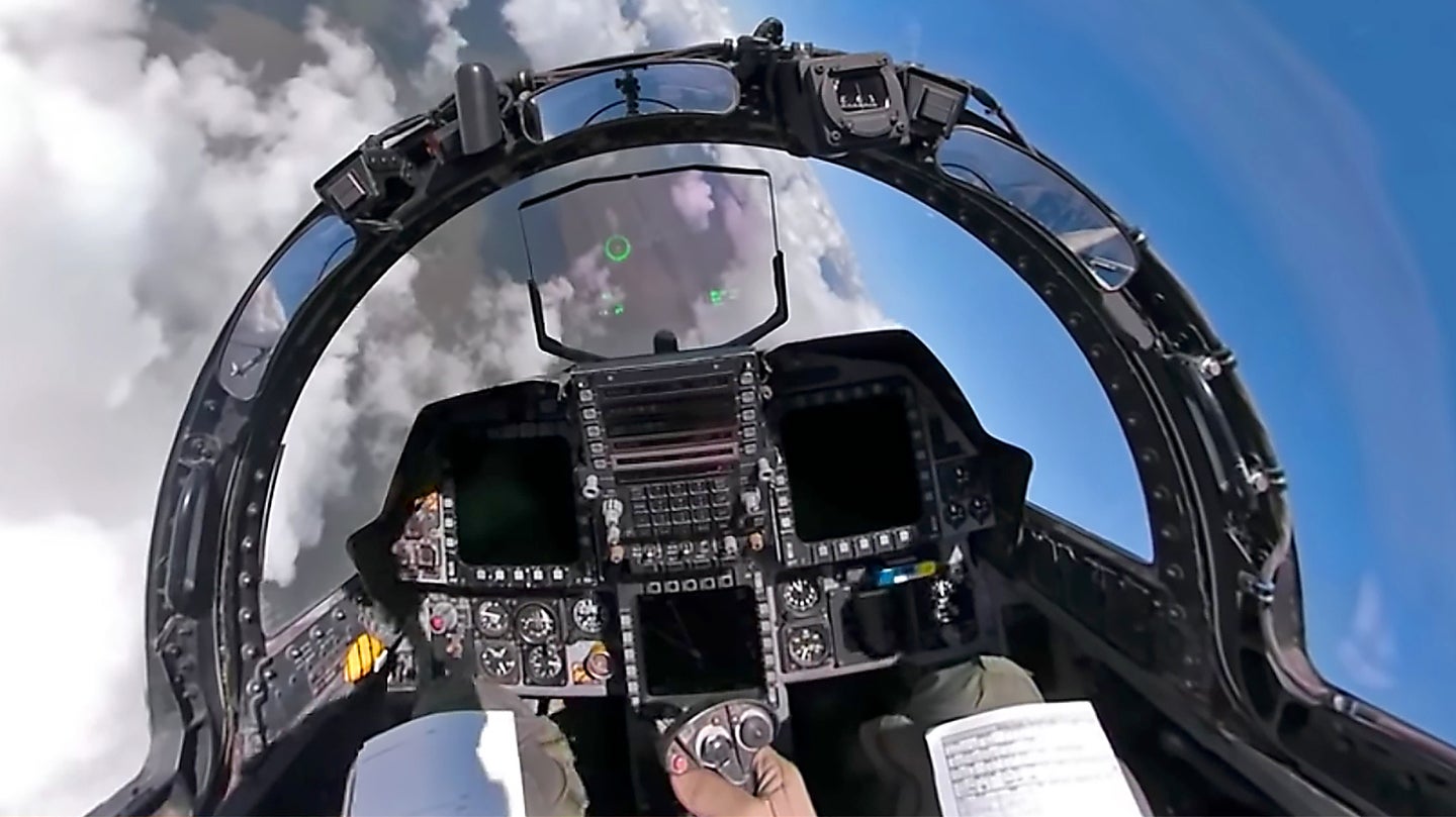 Tear Through The Sky In The Cockpit Of An F-15E Strike Eagle In This Exhilarating Video