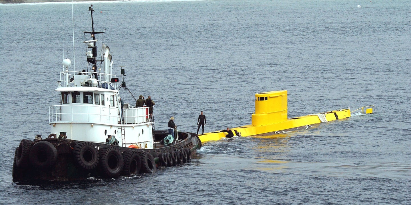 This U.S. Navy &#8216;Yellow Submarine&#8217; Was A Target Shaped Like A North Korean Sub