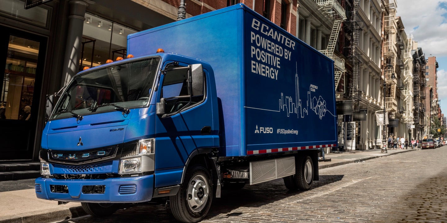 Fleet of Fuso eCanter Electric Delivery Trucks Finally Hit the Road With Penske