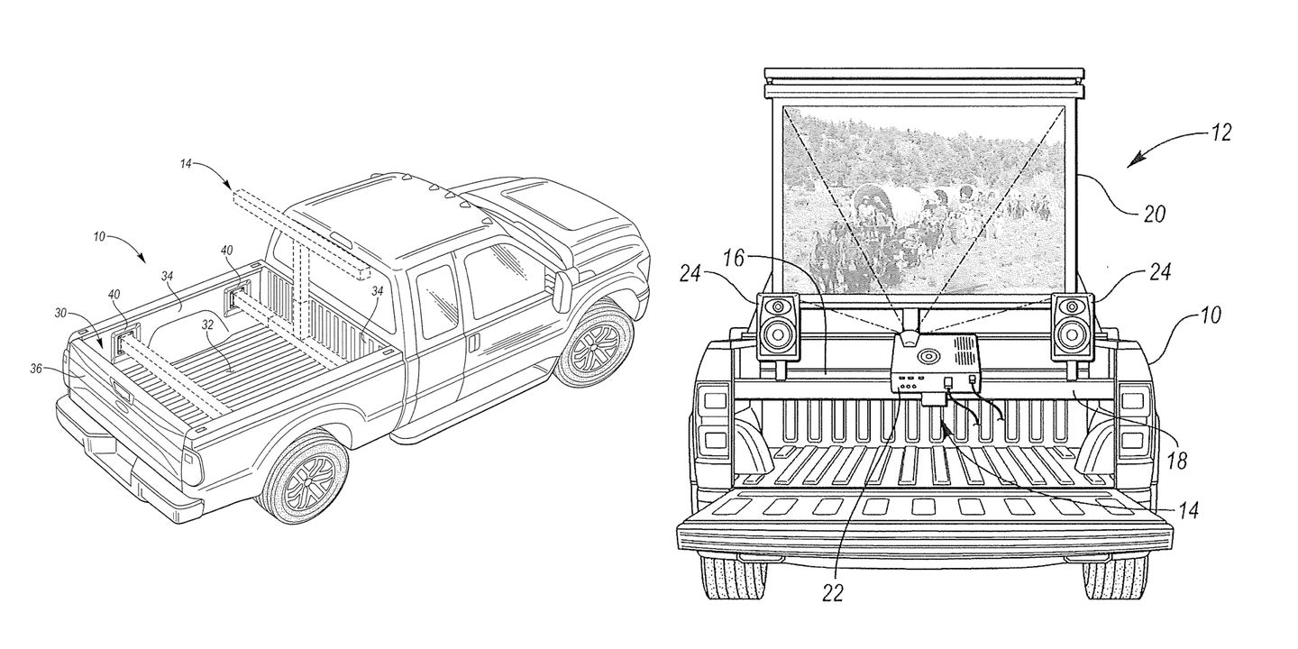 Ford’s New Patent for the F-150 Pickup Truck Wants You to Netflix and Chill