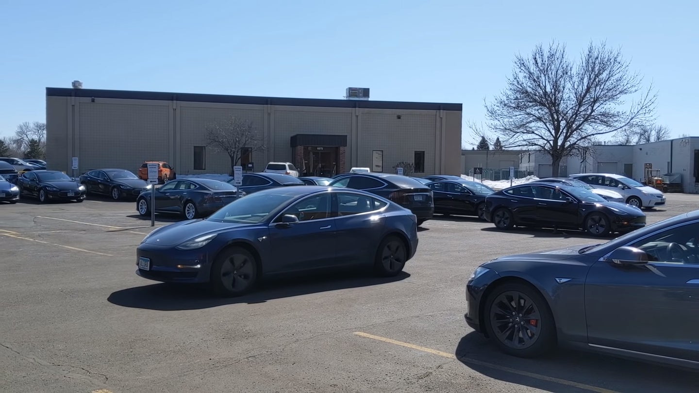 Watch a Pair of Tesla Model 3s Drive Themselves to Their Owners Via New &#8216;Enhanced Summon&#8217;