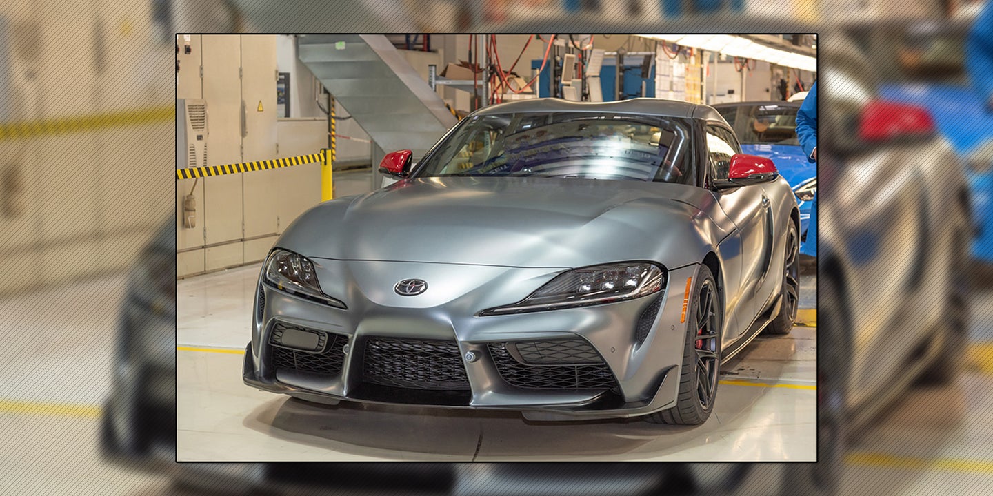 First 2020 Toyota Supra Rolls off Assembly Line at Magna Steyr Plant in Austria