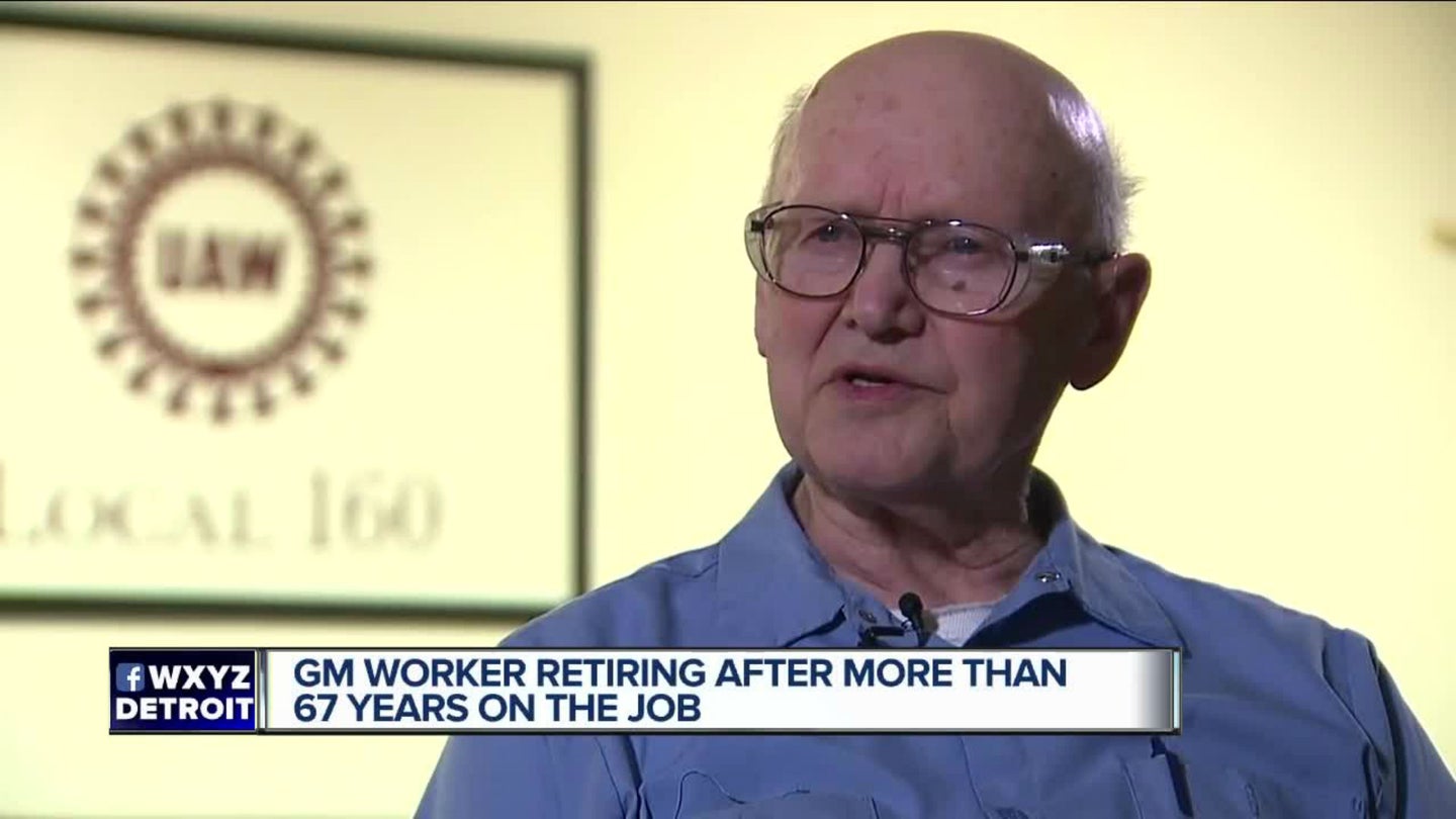 General Motors Employee Retires After Record-Setting 67 Years With Company