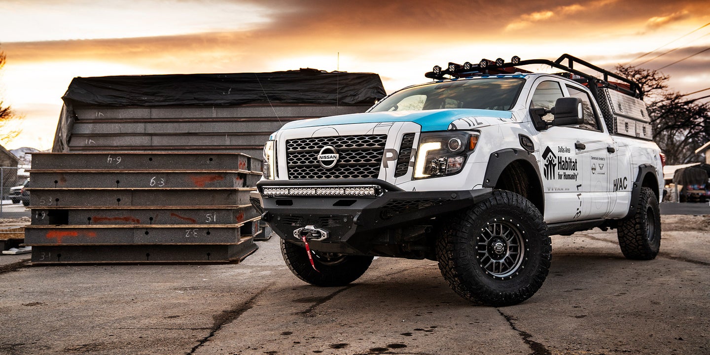 Nissan Titan Customized for Habitat for Humanity Is the Ultimate Work Pickup Truck