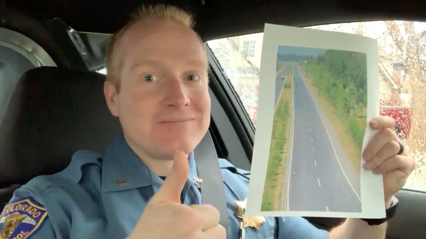 Colorado State Trooper Teaches Highway Driving 101 on Facebook, Tells Left-Lane Squatters to Beat It