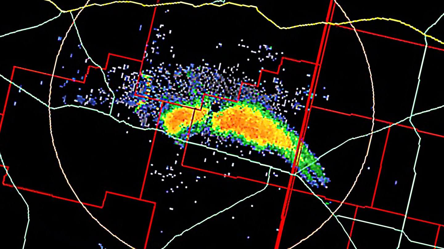Mysterious Cloud Of Chaff Lights Up Radar Over Dozens Of Miles Of New Mexico Airspace