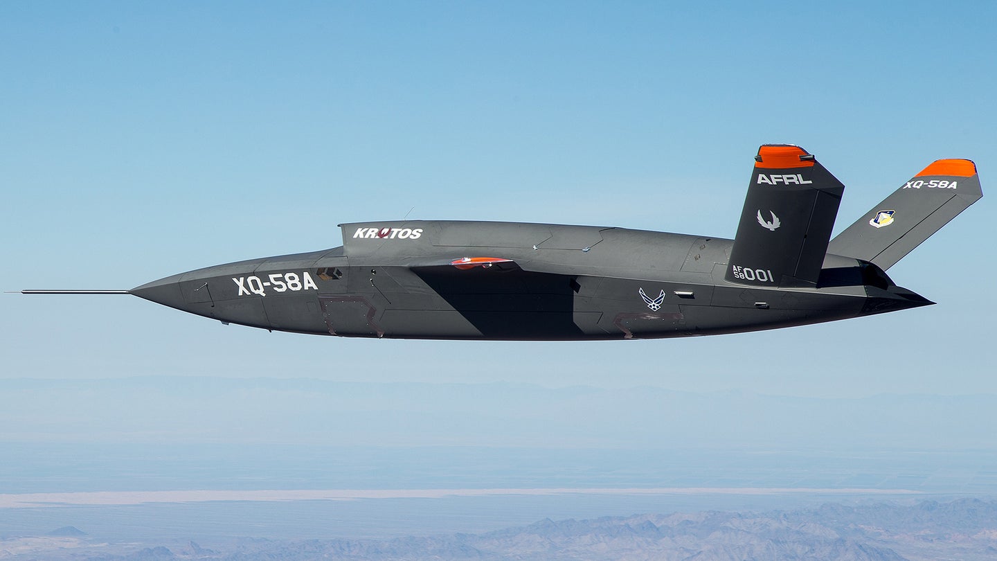 Air Force’s Secretive XQ-58A Valkyrie Experimental Combat Drone Emerges After First Flight