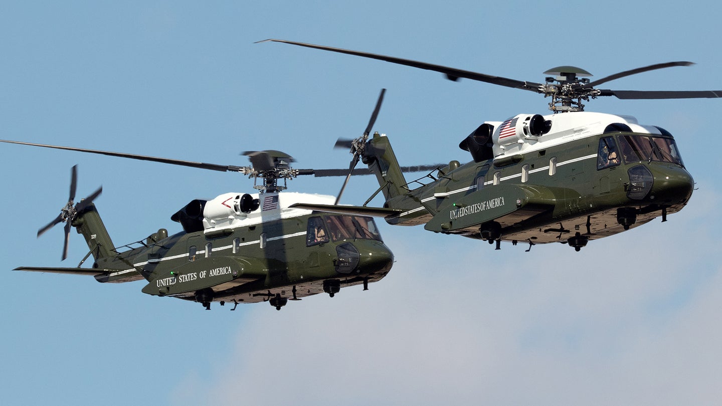 Behold Two Future “Marine One” VH-92 Helicopters Flying In Formation (Updated)