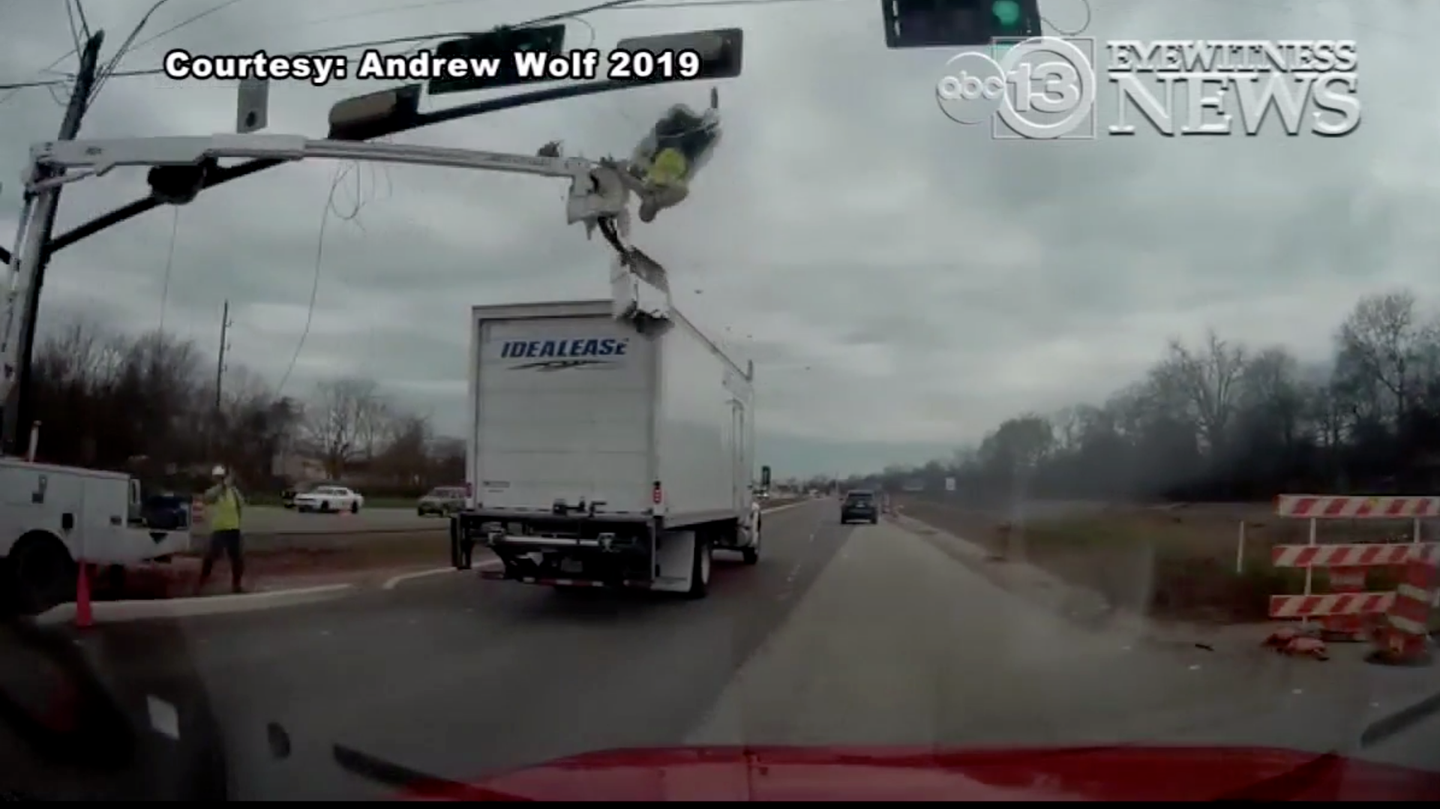 Watch a Roadworker Tumble Violently After Being Hit by a Negligent Driver at 50 MPH