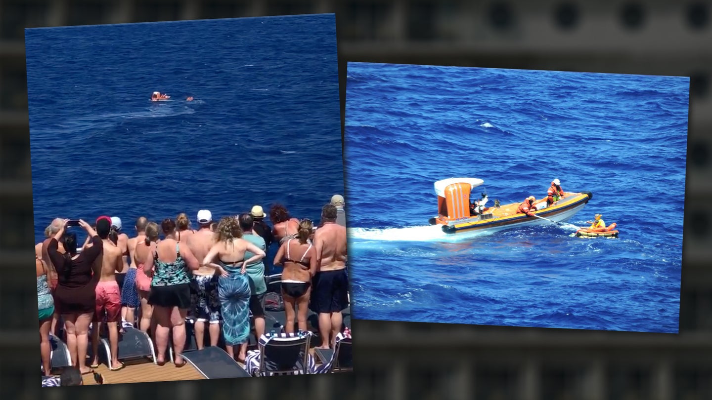 Princess Cruise Ship Rescues Plane Crash Survivors Adrift in the Caribbean Sea