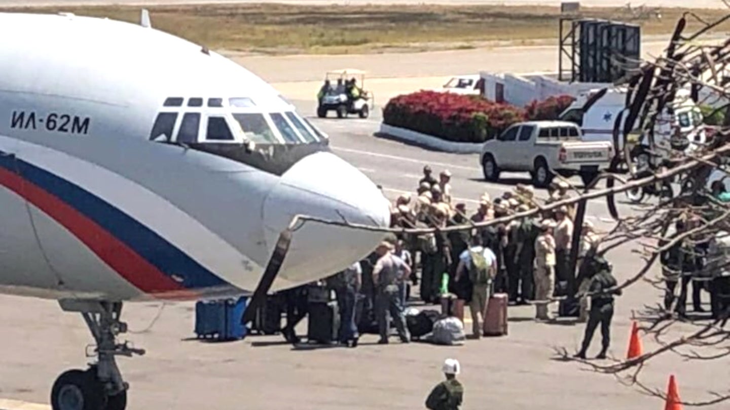 Russian Transport Aircraft Deliver Men And Materiel To Venezuela Direct From Syria