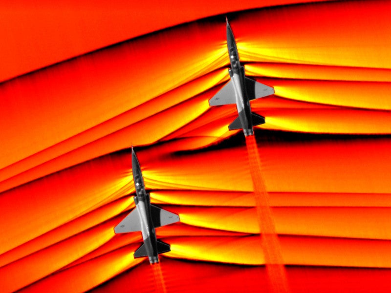 NASA Captured Two Jets’ Supersonic Shockwaves Merging By Applying New Tech To An Old Idea
