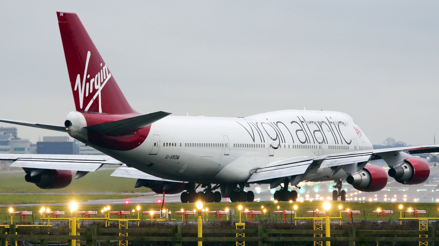 Virgin Atlantic Boeing 747 Full of Cruise Ship Passengers Quarantined Due to Widespread Sickness