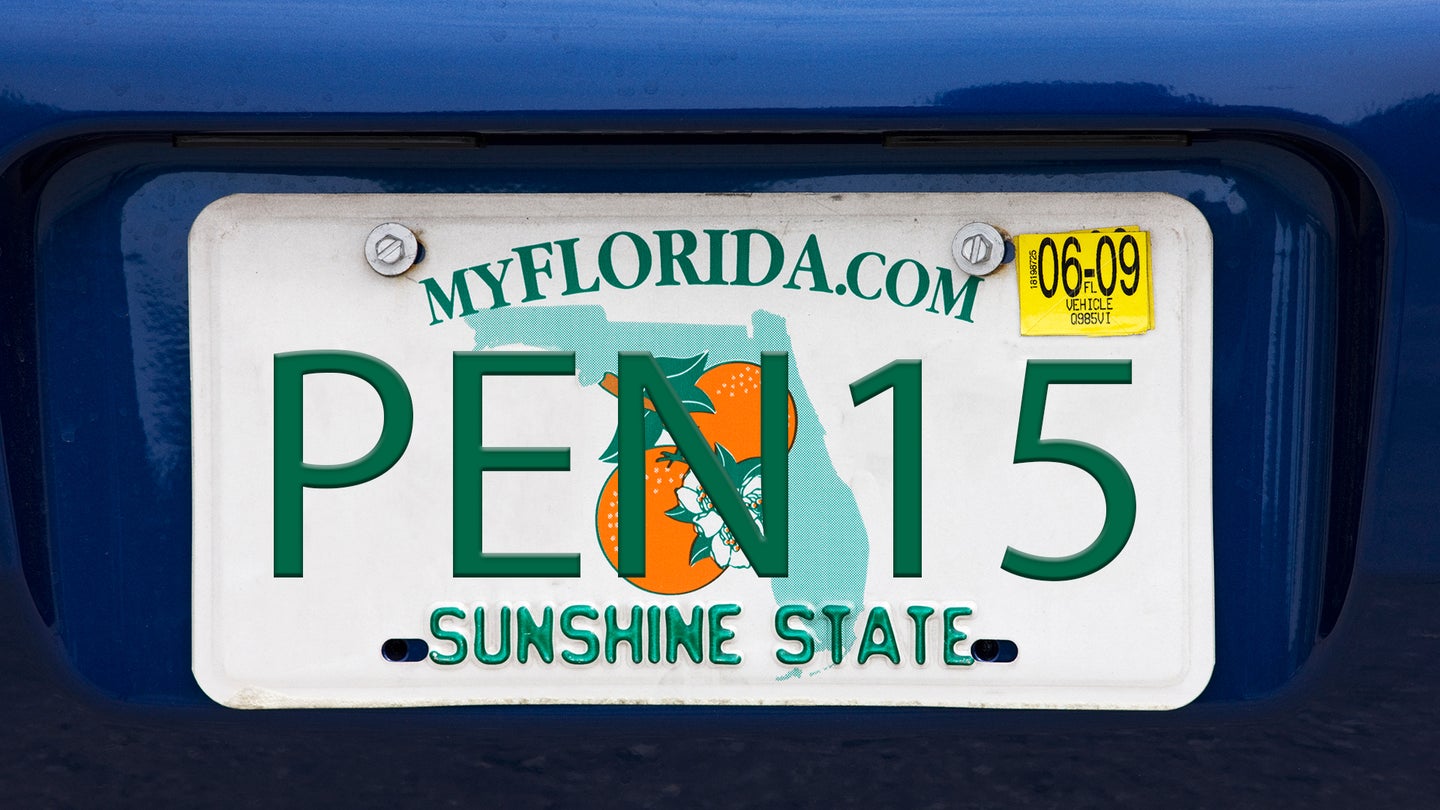 These Are the Custom License Plates the State of Florida Rejected in 2018