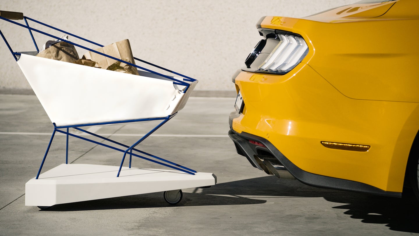Ford Designed a Self-Braking Grocery Shopping Cart Because People Are Reckless