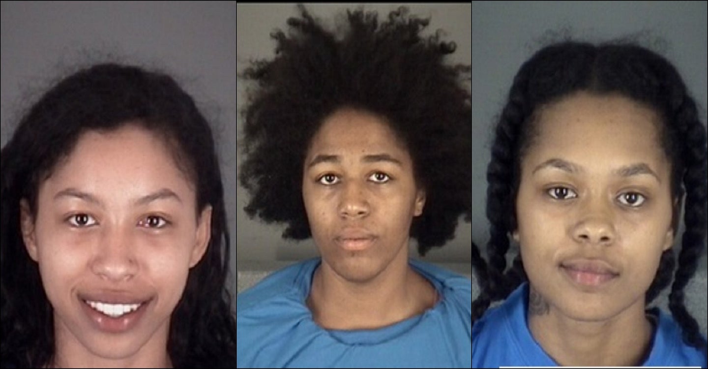 Three naked women lead Florida troopers on wild chase