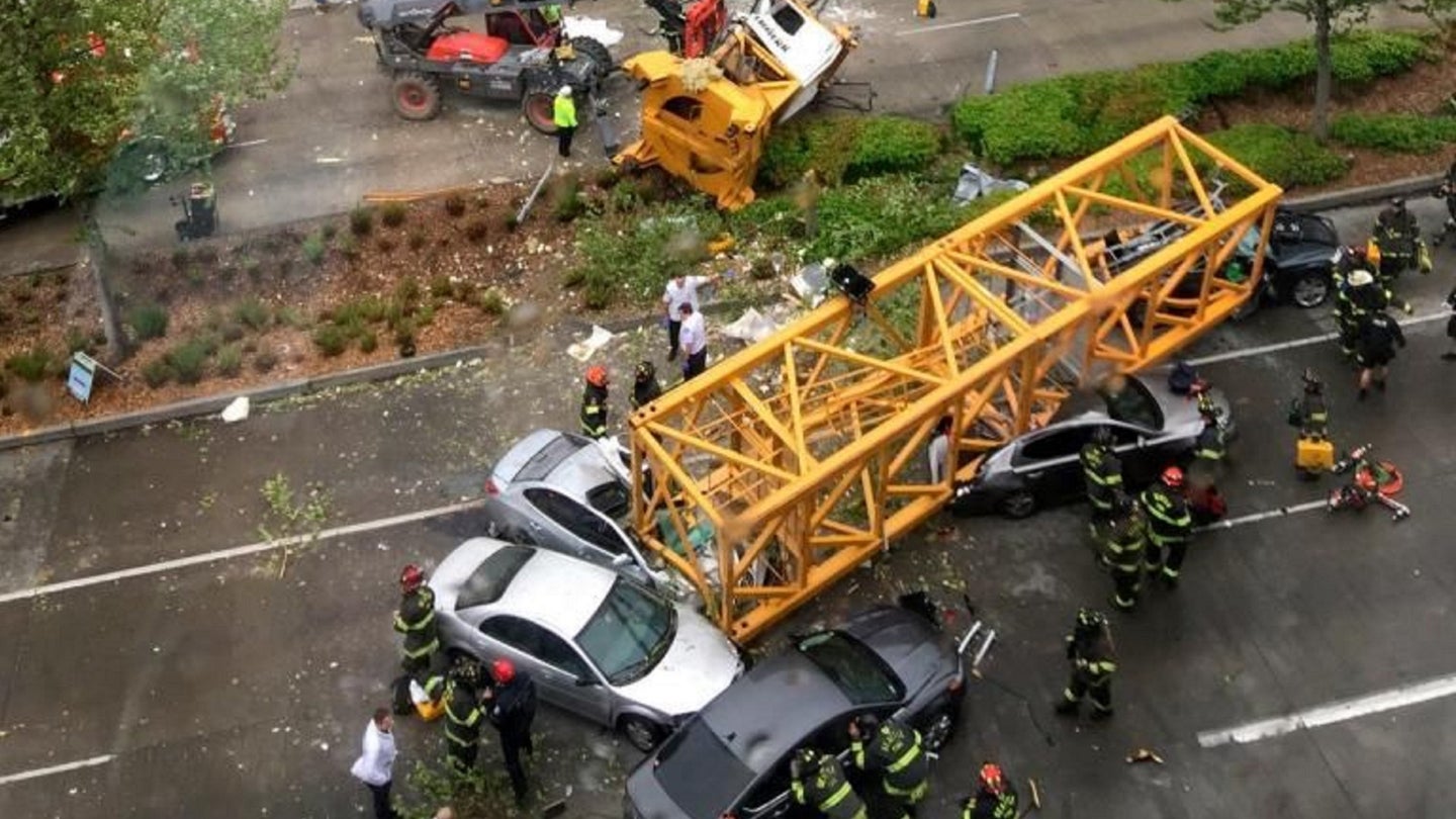 Construction Crane Collapses at Google Campus in Seattle Killing Four and Injuring Dozens