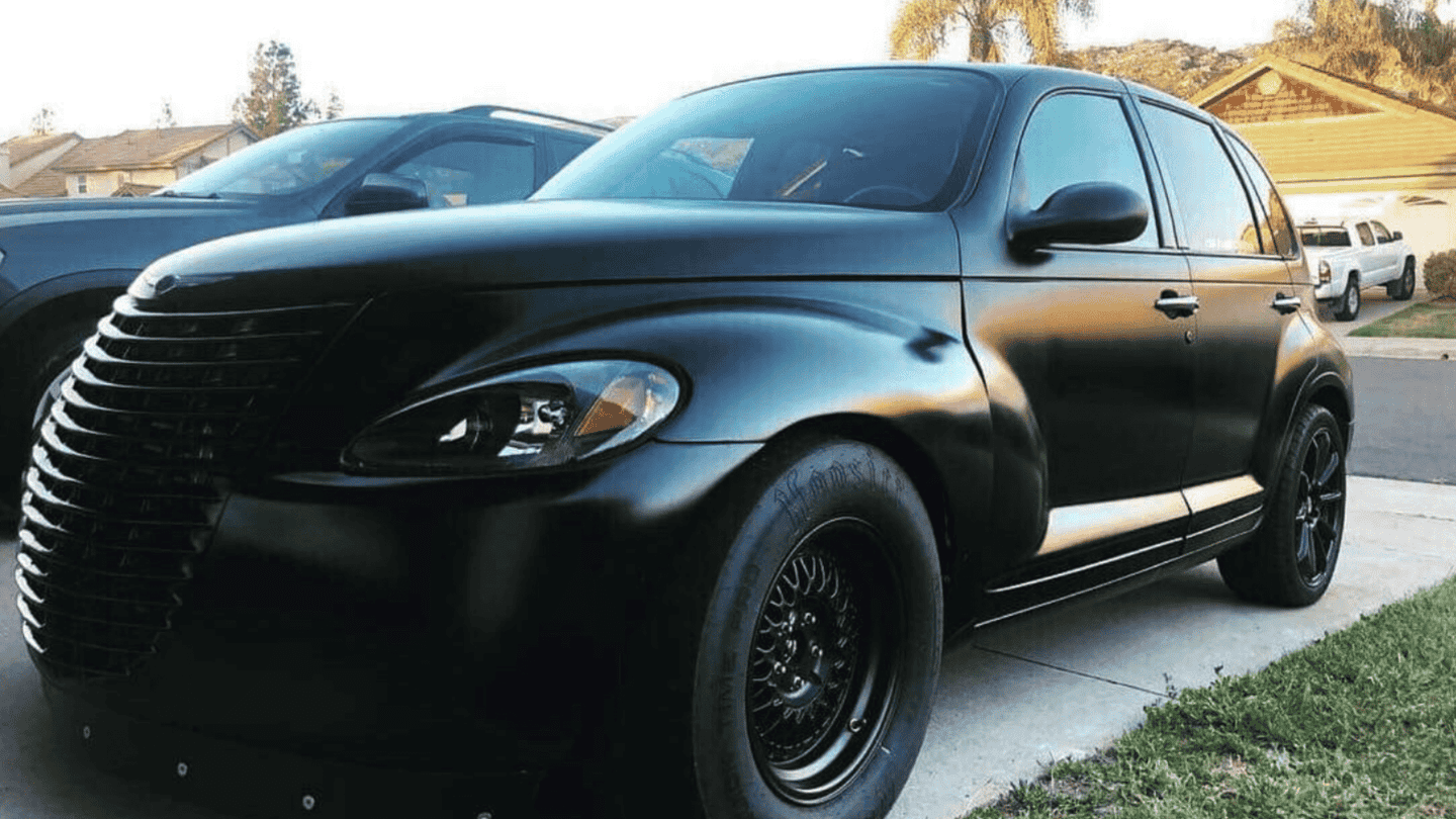 This 808-HP Chrysler PT Cruiser Drag Racer Is Ugly as Sin But It’ll Smoke Dodge Hellcats