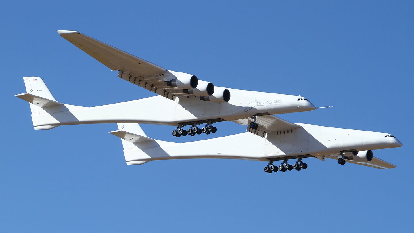 Stratolaunch makes historic first flight.